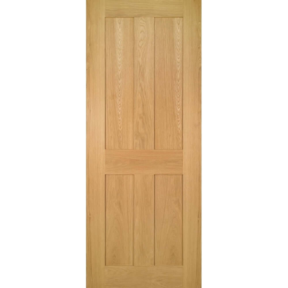 Product Eton four flat panel oak door