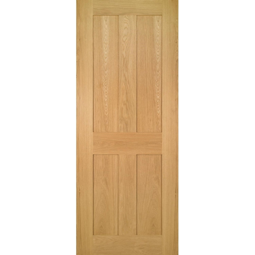 Eton 4 Flat Panel Oak Door - Main Product Image
