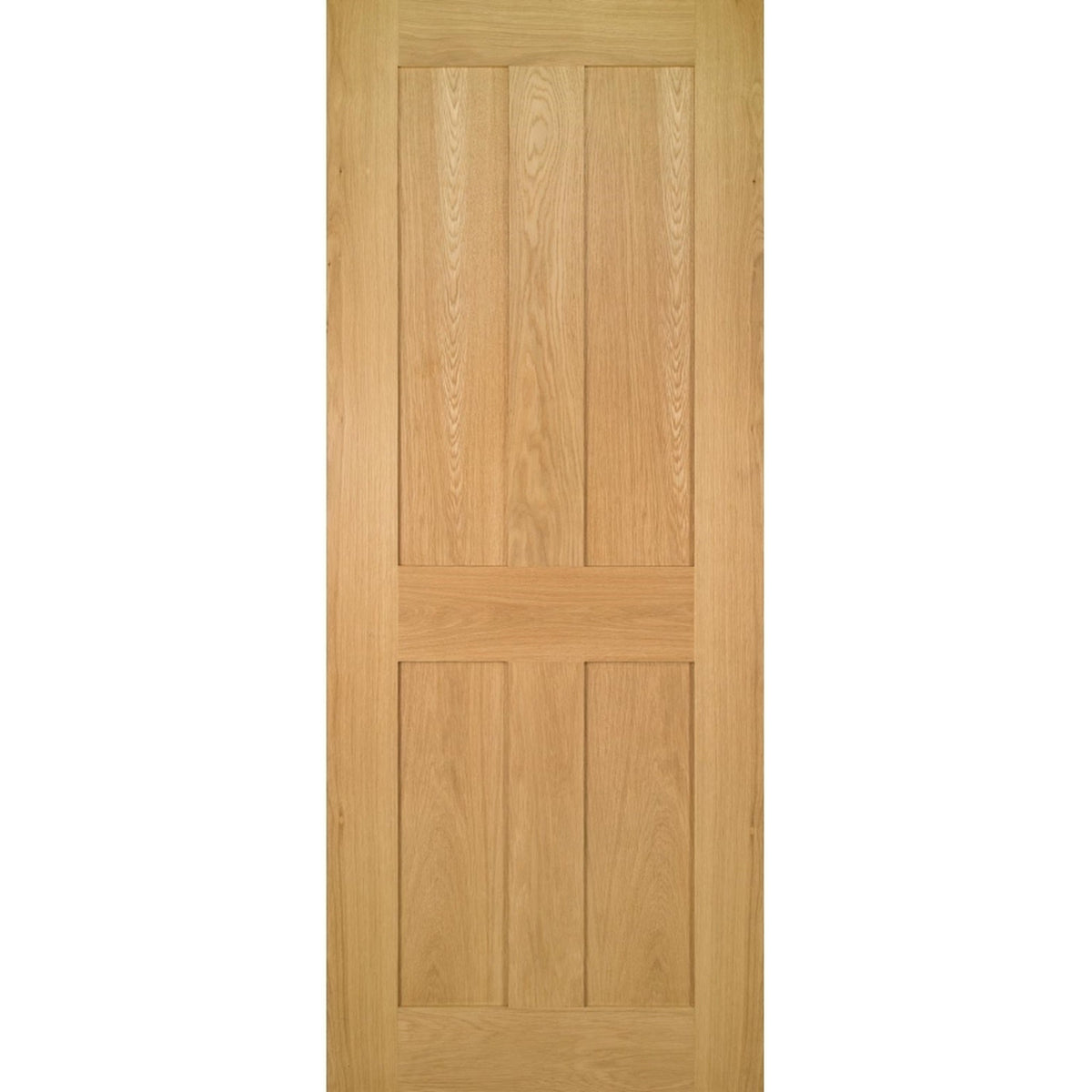 Eton 4 Flat Panel Oak Door - Main Product Image