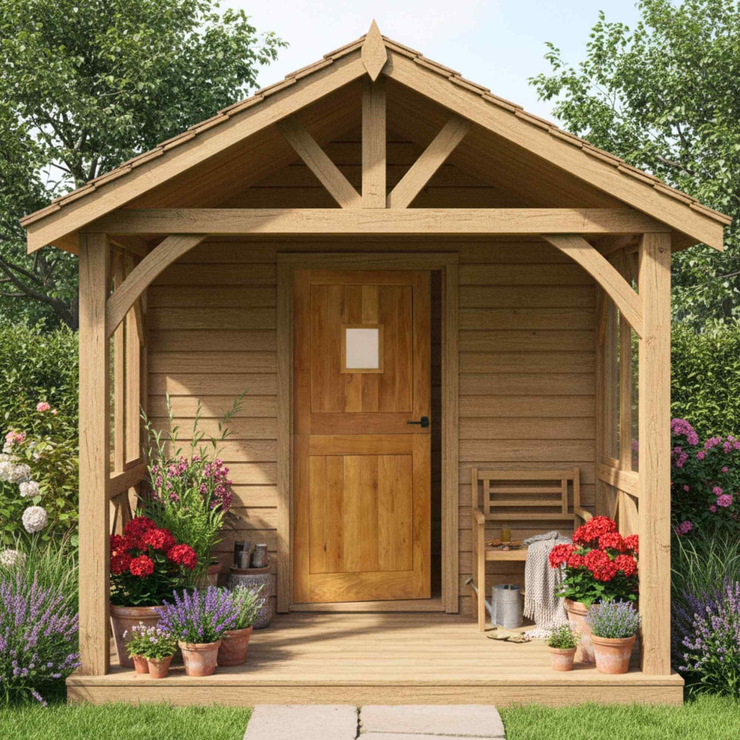 External Cottage Stable Solid Oak Door