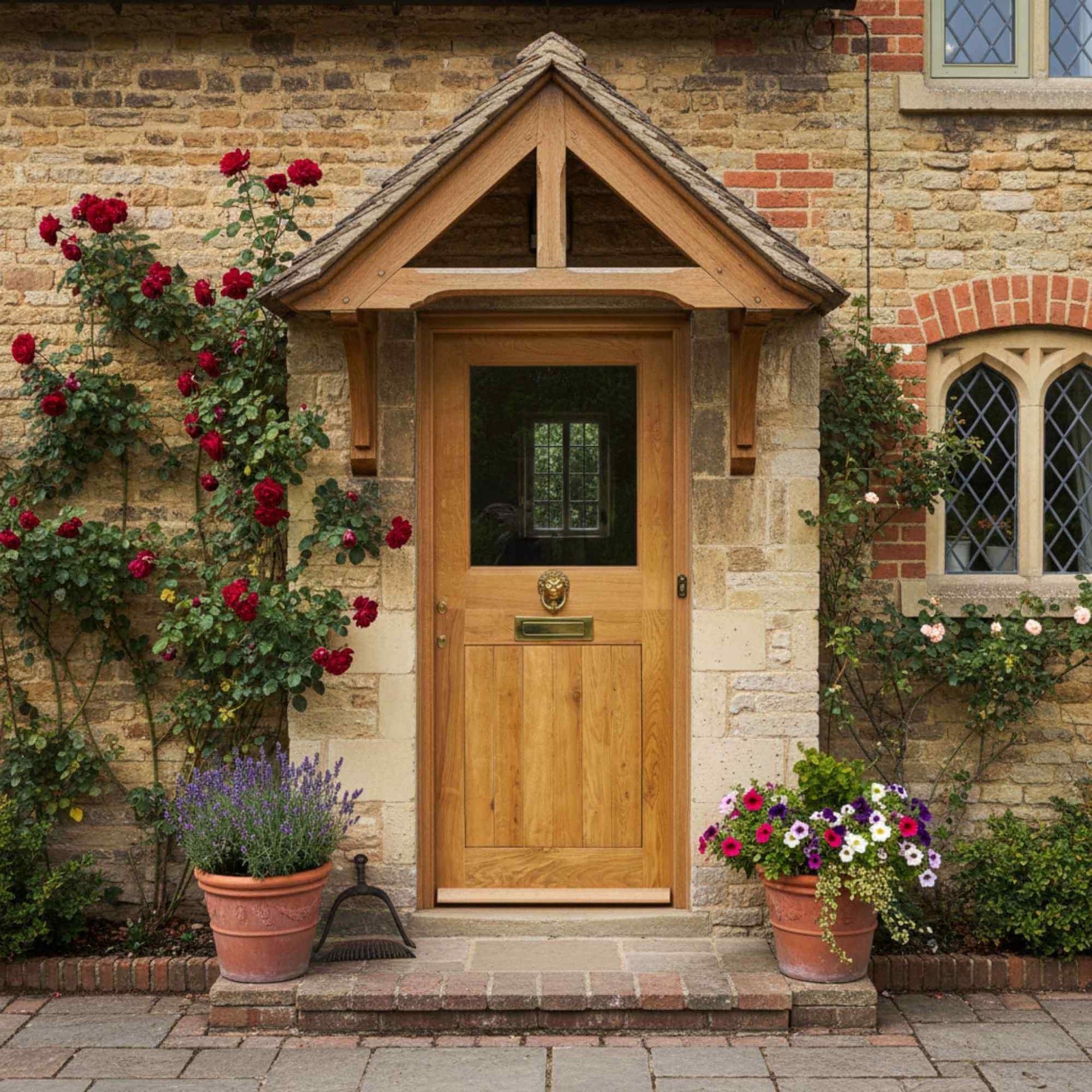 External French Stable Solid Oak Door