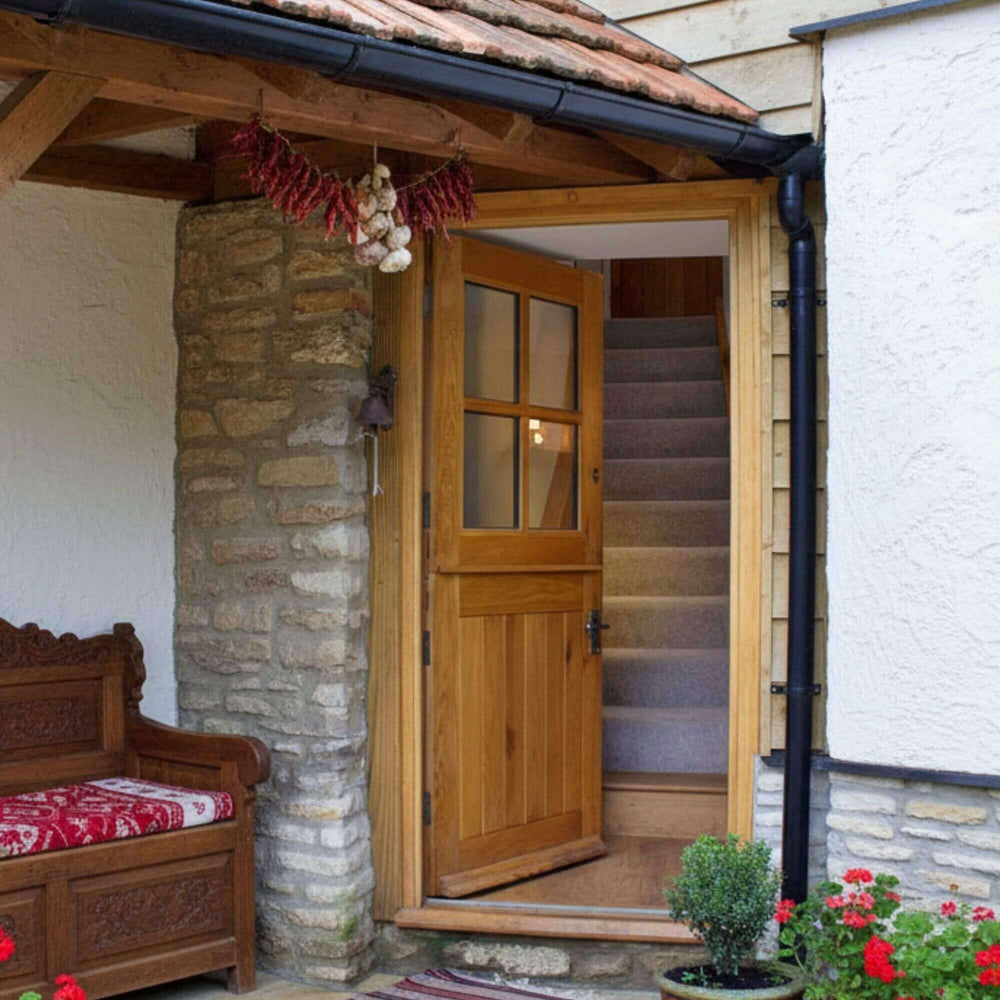 External Solid Oak Stable Base - UK Oak Doors