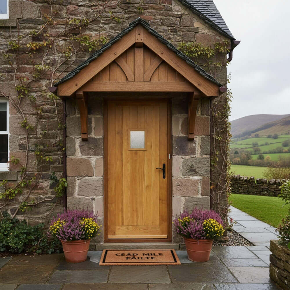 Product external traditional solid oak door
