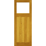 External Prefinished 1930's Unglazed Solid Oak Door - Main Product Image