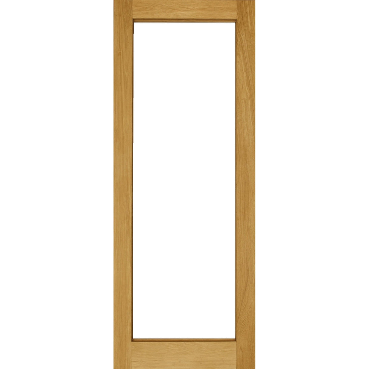 External Prefinished Pattern 10 Solid Oak Door - Main Product Image