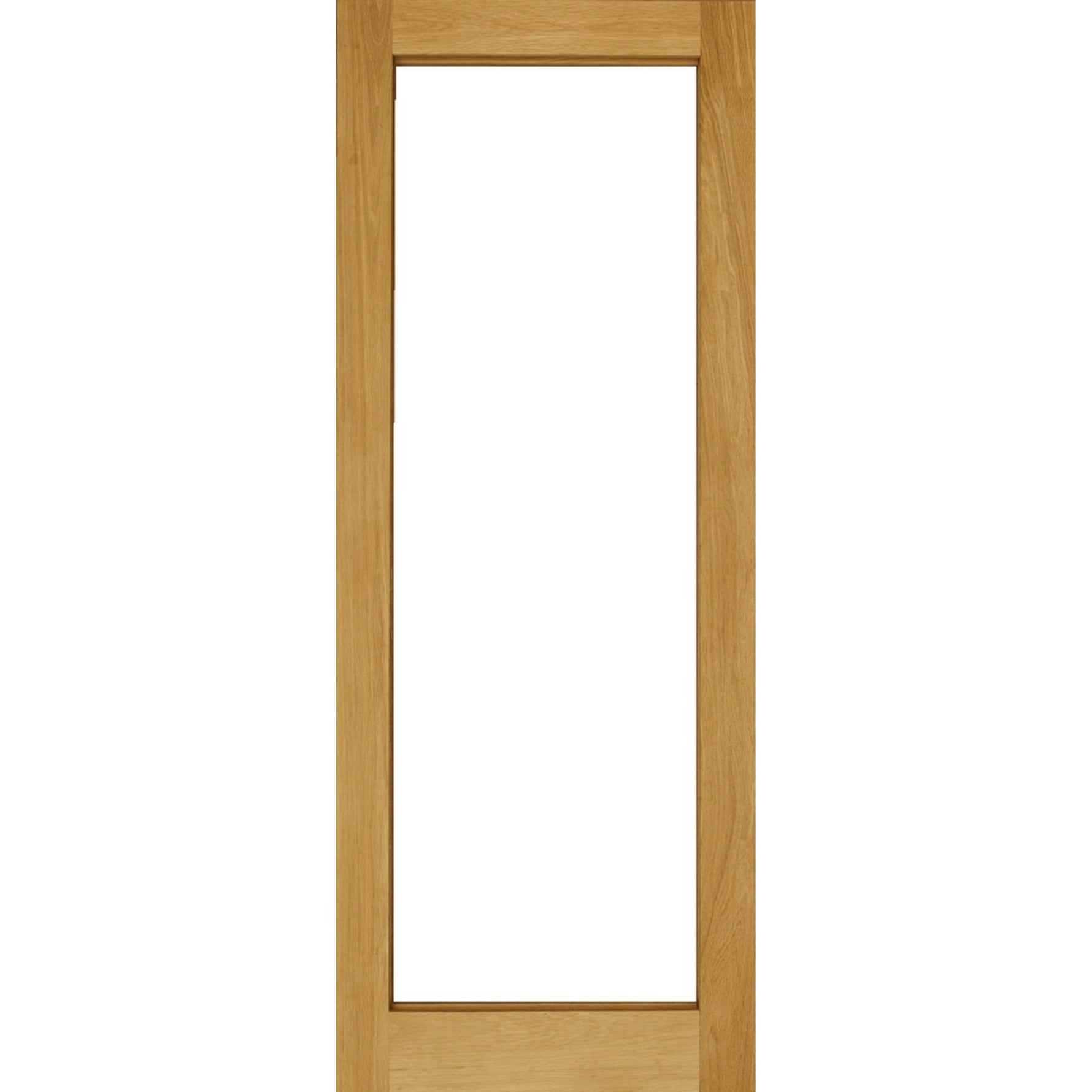 External Prefinished Pattern 10 Solid Oak Door - Main Product Image