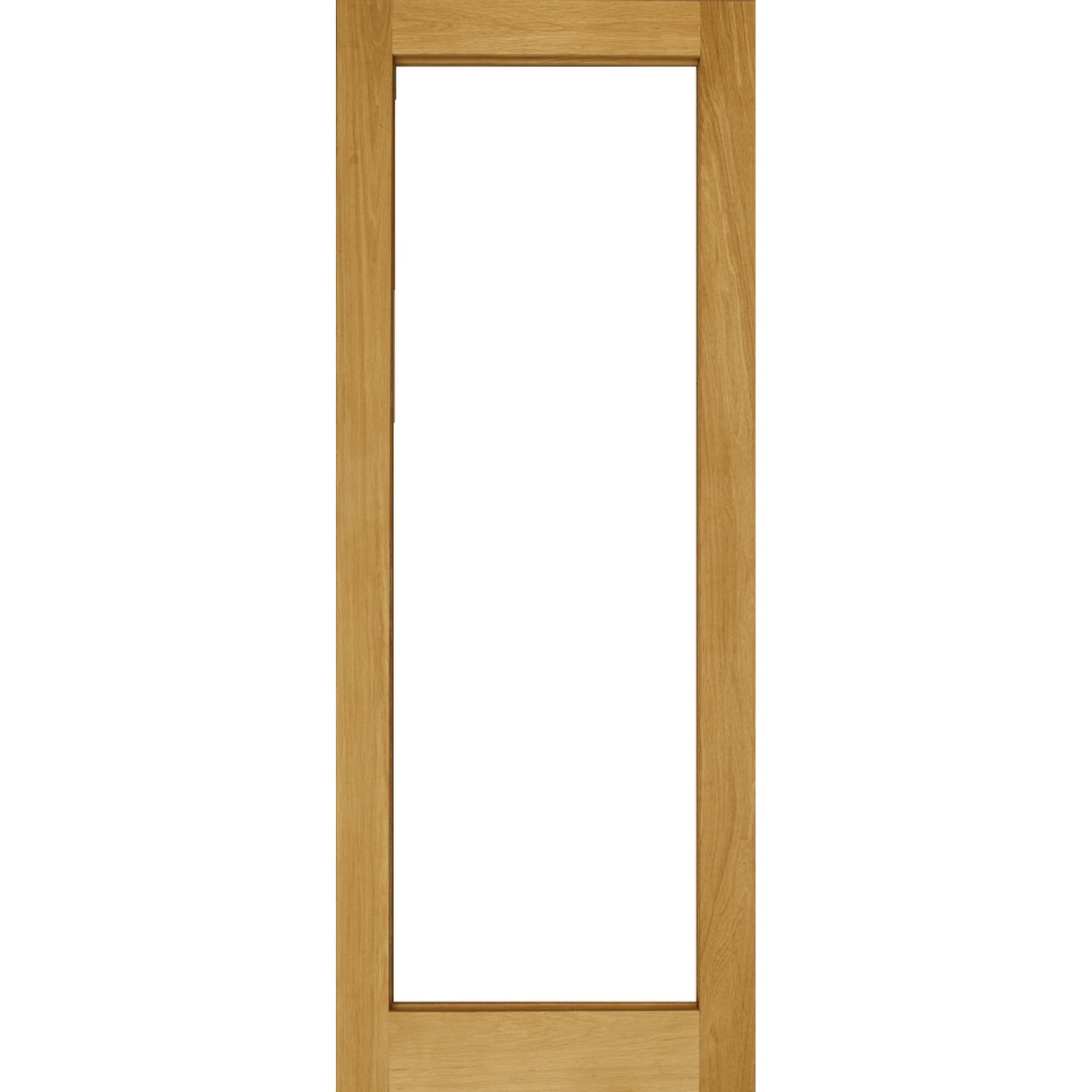External Prefinished Pattern 10 Solid Oak Door - Main Product Image
