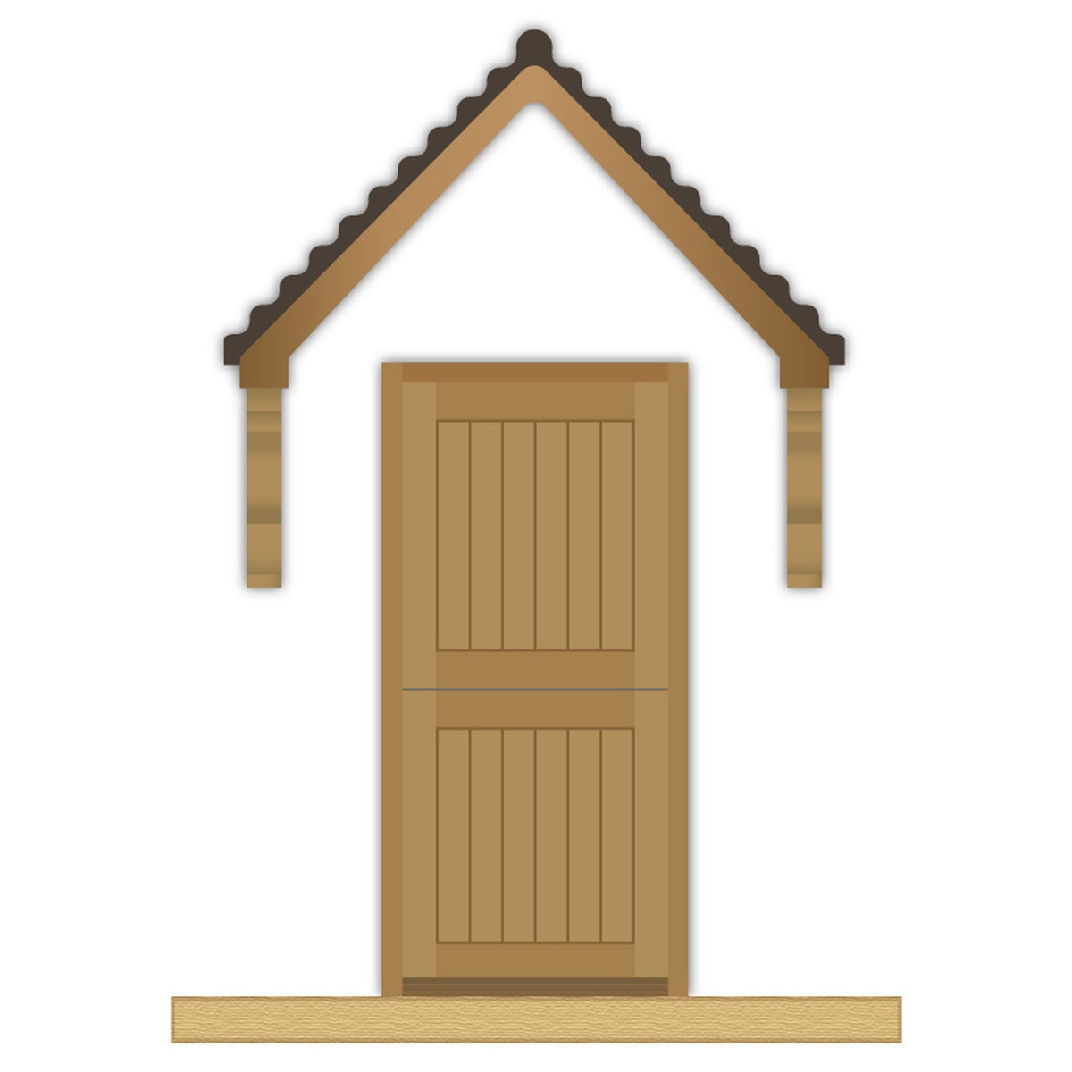 External Prefinished Suffolk Stable Solid Oak Door - Main Product Image