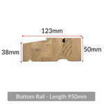 External Solid Oak Door Frame And Aquamac Seal - Main Product Image