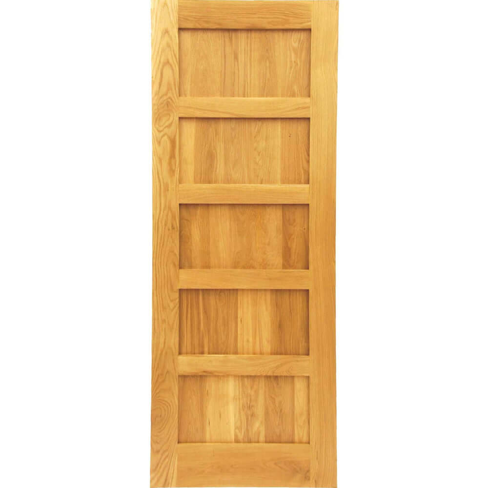 Product five panel shaker style solid oak door