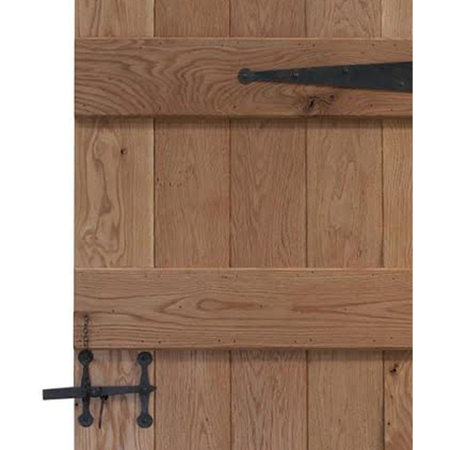 Grange 4 Ledged Internal Rustic Oak Bead and Butt Door - Main Product Image