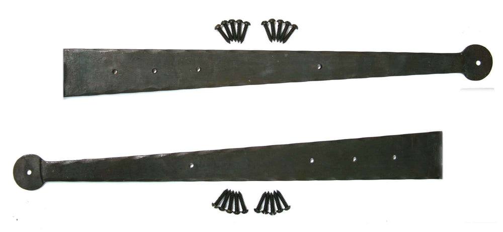 Product hand forged strap hinges pair
