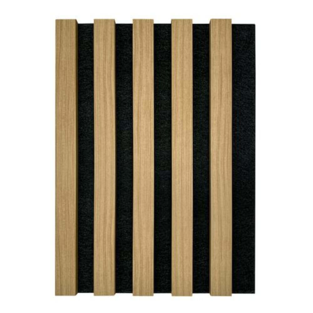 Product oak laminate acoustic wall panel sample