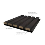 Buy JB Kind Dark Grey Laminate Acoustic Wall Panel online UK