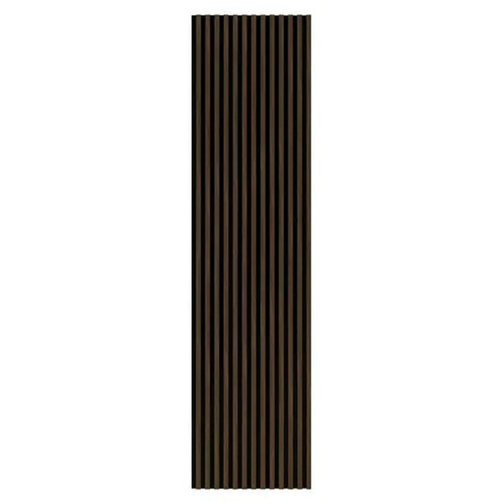 Product walnut laminate acoustic wall panel front view