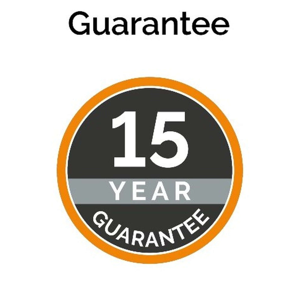 Graphic 15 year guarantee badge