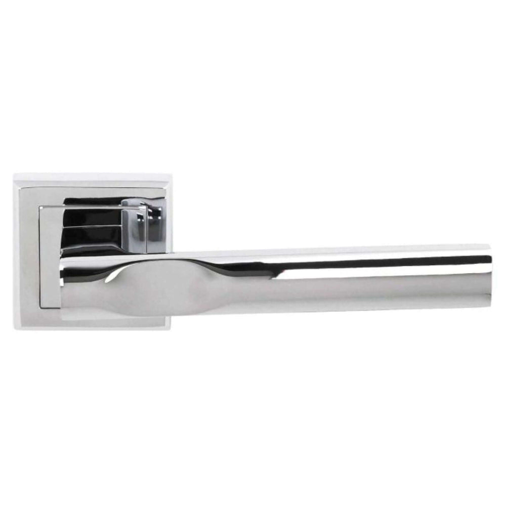 Product polished chrome Kansas lever with square rose