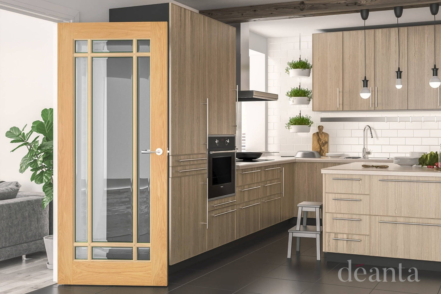 Kerry Glazed Oak Door