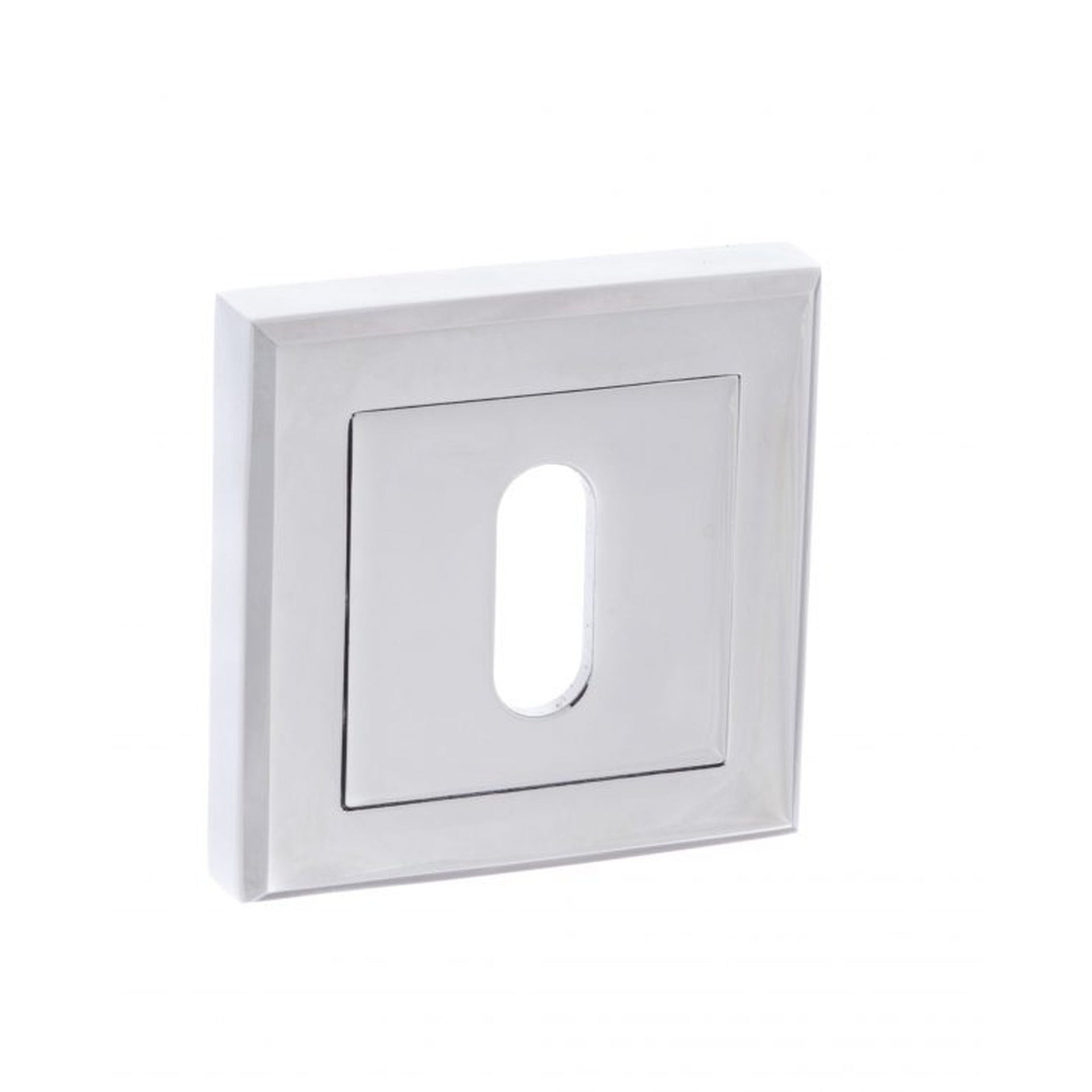 Key Escutcheon Pair On Square Rose