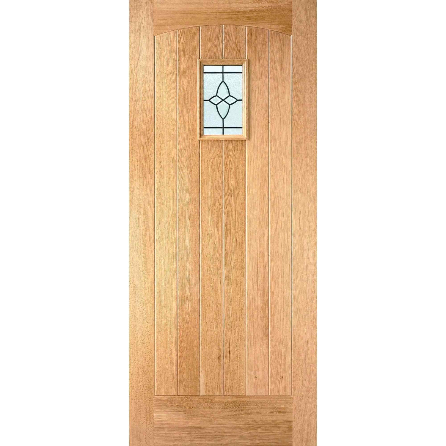 Cottage Oak Glazed External Door