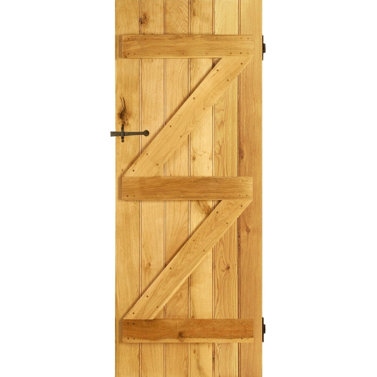 Ledge And Brace Solid Oak Door - Main Product Image