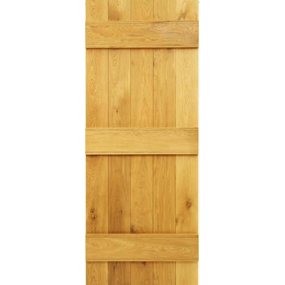 Product ledged barn hidden fixings solid oak door