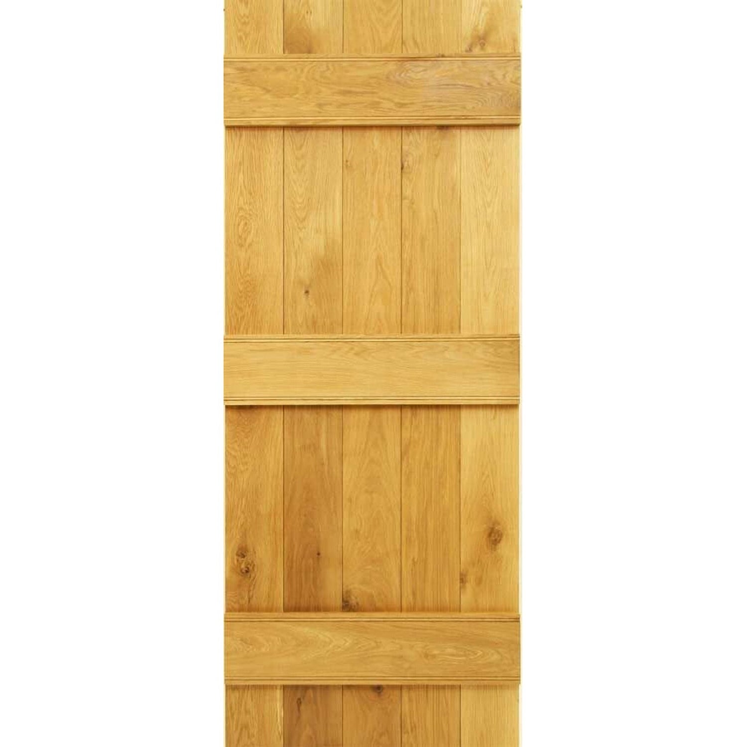 Ledged Barn 'Hidden Fixings' Solid Oak Door - Main Product Image