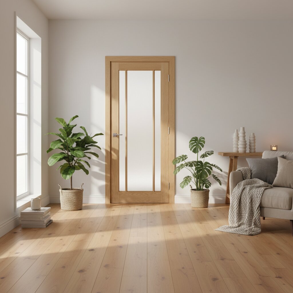 Lincoln Frosted Glazed French Door Lifestyle Image