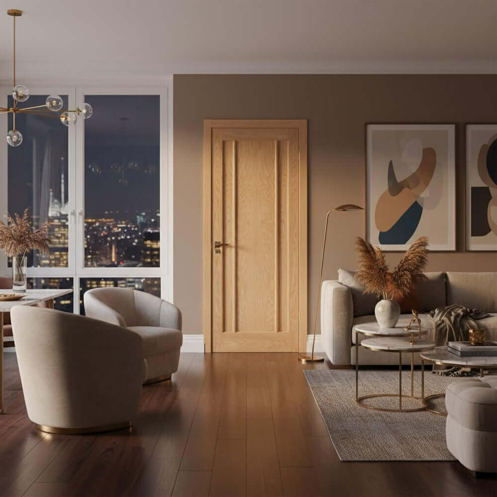 Product Lincoln prefinished oak internal door
