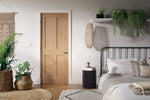London Flat 4P Prefinished Oak FD30 Internal Fire Door - Lifestyle Image 1