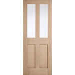 London Flat 4P Prefinished Oak Glazed Internal Door - Main Product Image