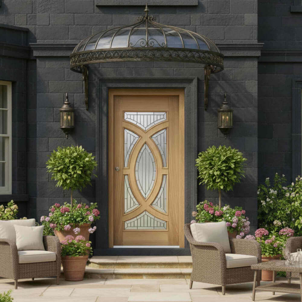 Product Majestic oak glazed external door