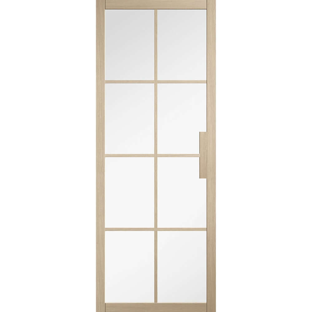 Product Malvern glazed prefinished blonde oak door
