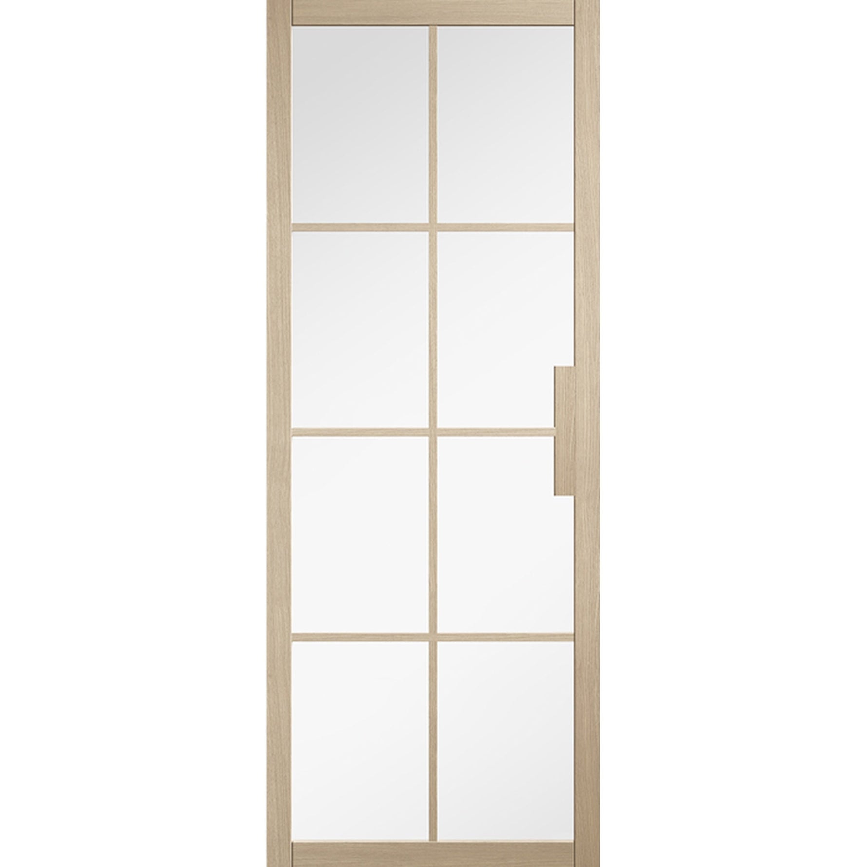 Malvern Glazed Prefinished Blonde Oak Door - Main Product Image