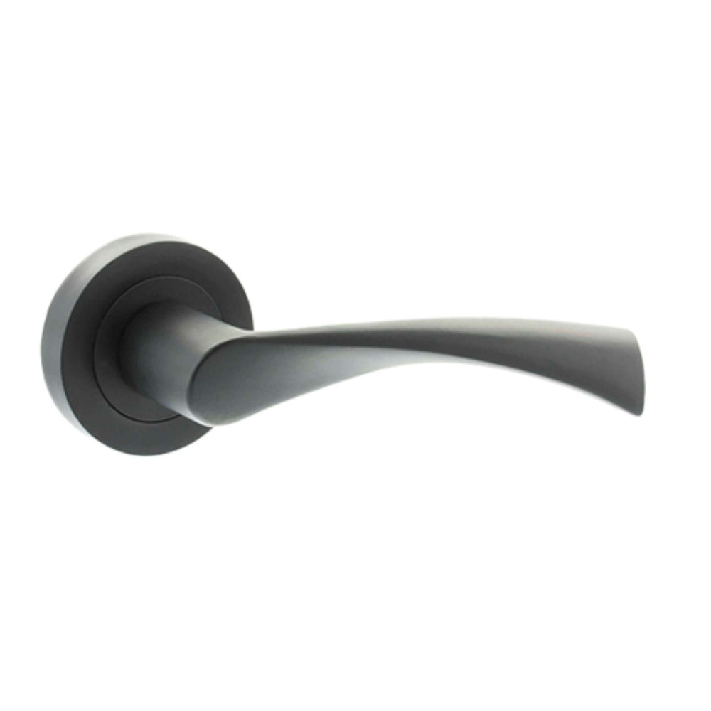 Product matt black door lever handle