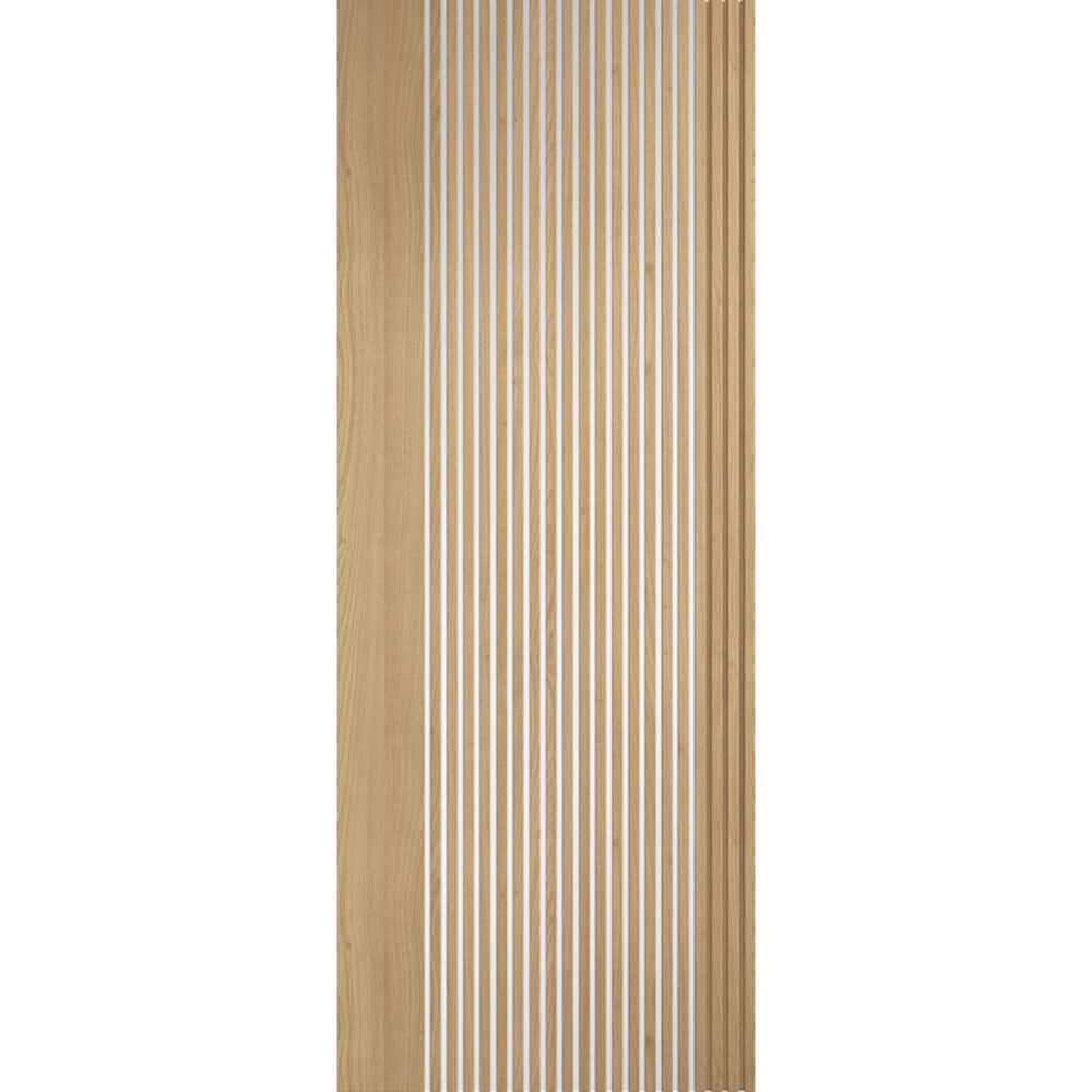 Product Melbourne clear glazed prefinished oak door