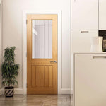 Mexicana Ely Glazed door lifestyle setting image in kitchen