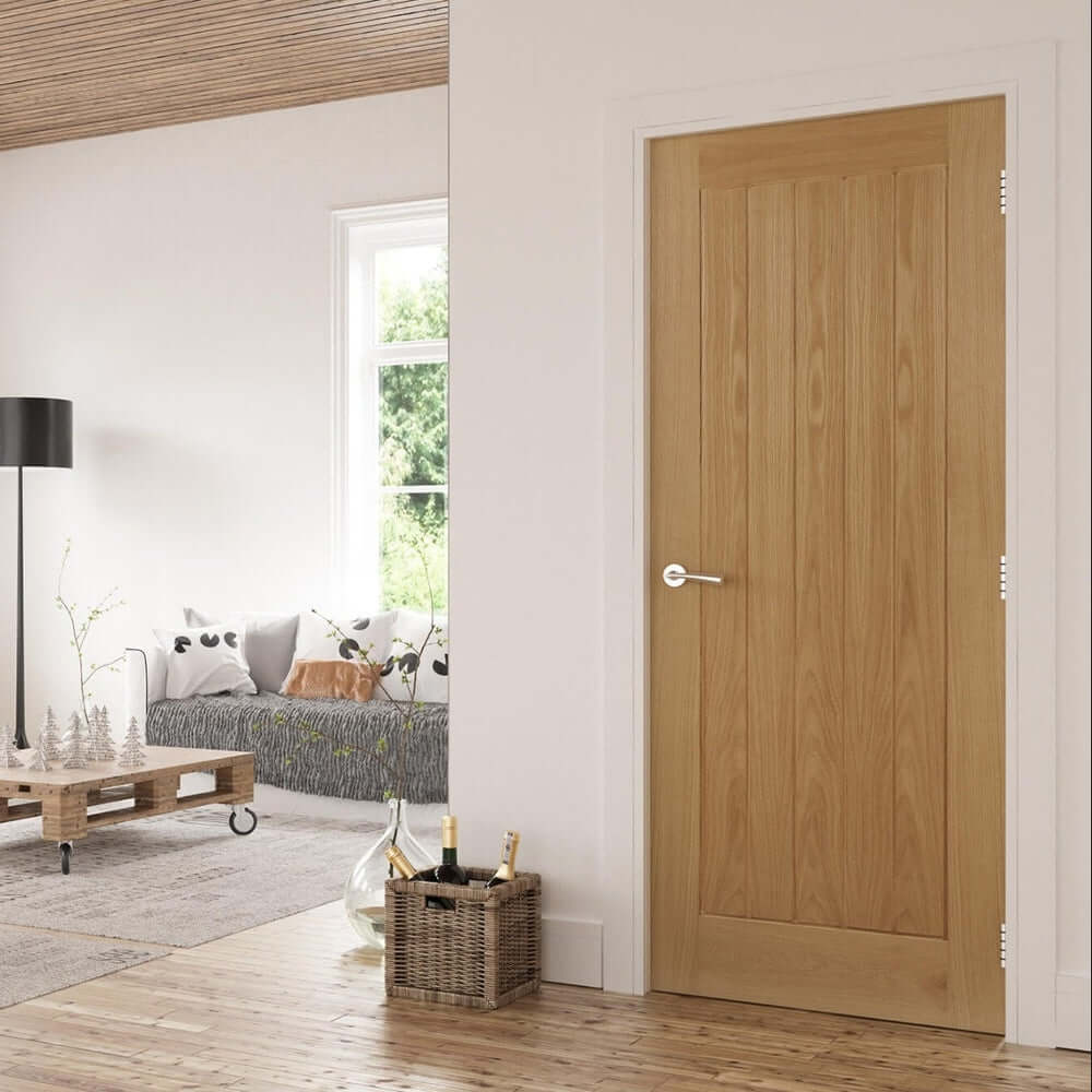 Lifestyle Mexicana Ely prefinished internal oak door installed