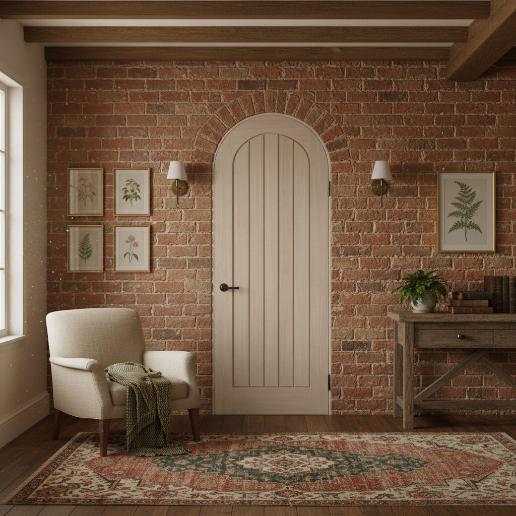 Mexicano Arched Prefinished Blonde Oak Lifestyle Image