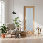 Mexicano Pattern 10 French Style Oak Internal Door Lifestyle Image