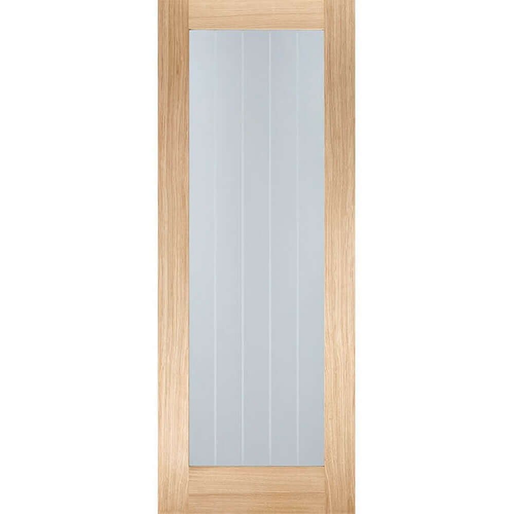 Product Mexicano pattern 10 glazed oak internal door