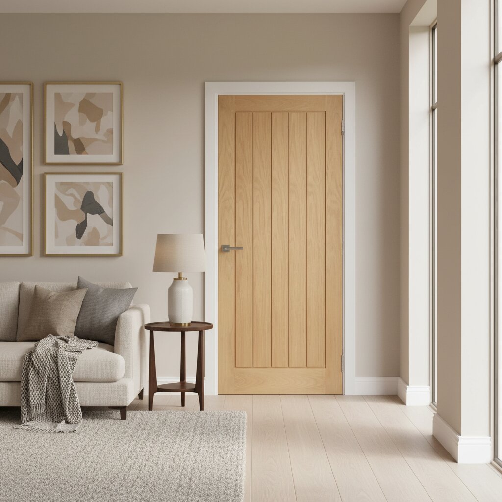 Mexicano Veneer Oak Fire Door Lifestyle Image