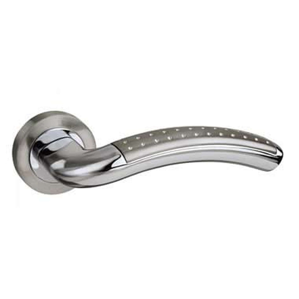 Product Monaco lever on round rose door handle