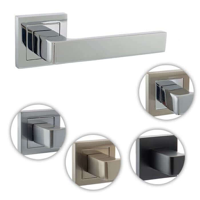 Product Montana lever on square rose door handle