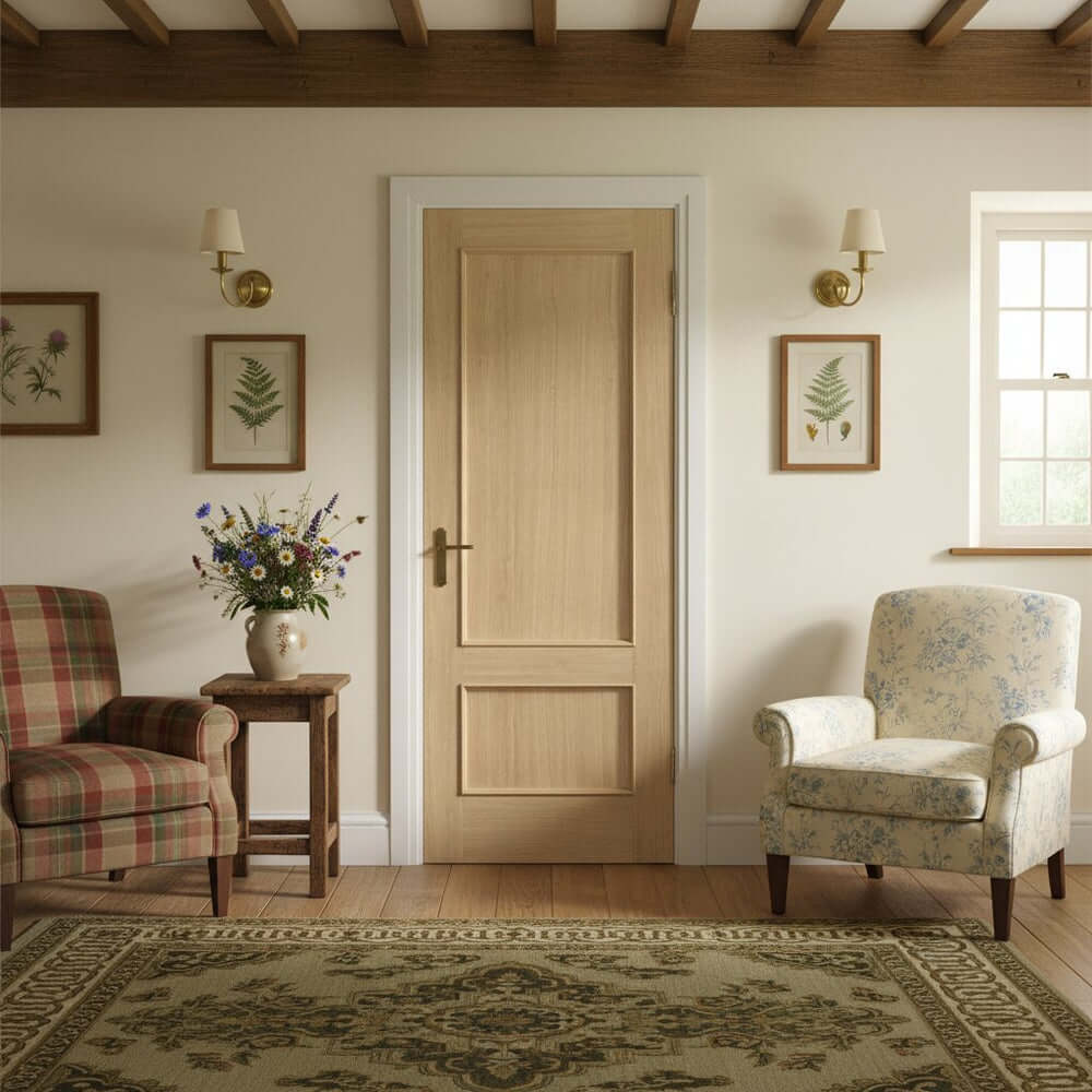 Product Murcia prefinished oak two panel internal door