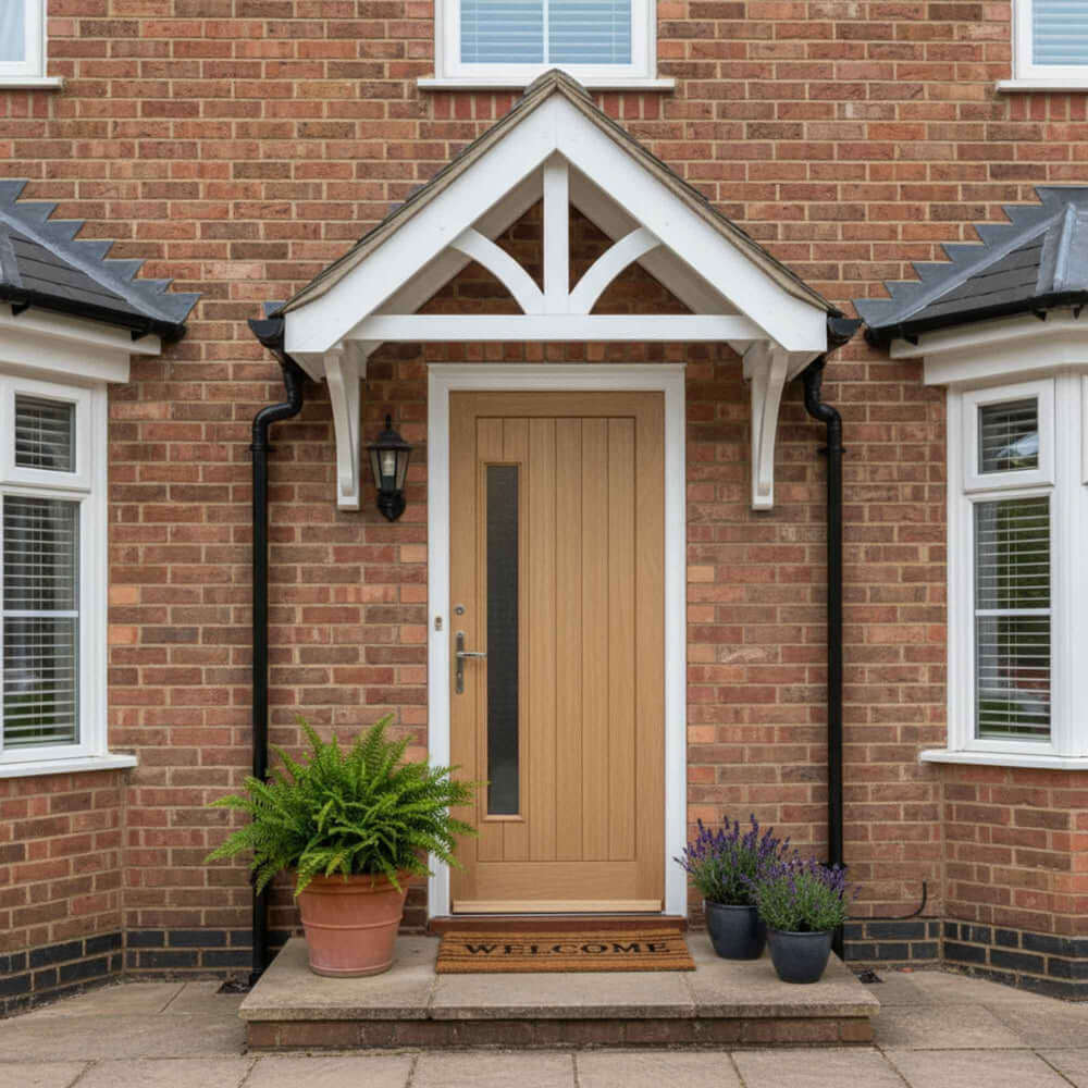 Product Newbury oak glazed external door