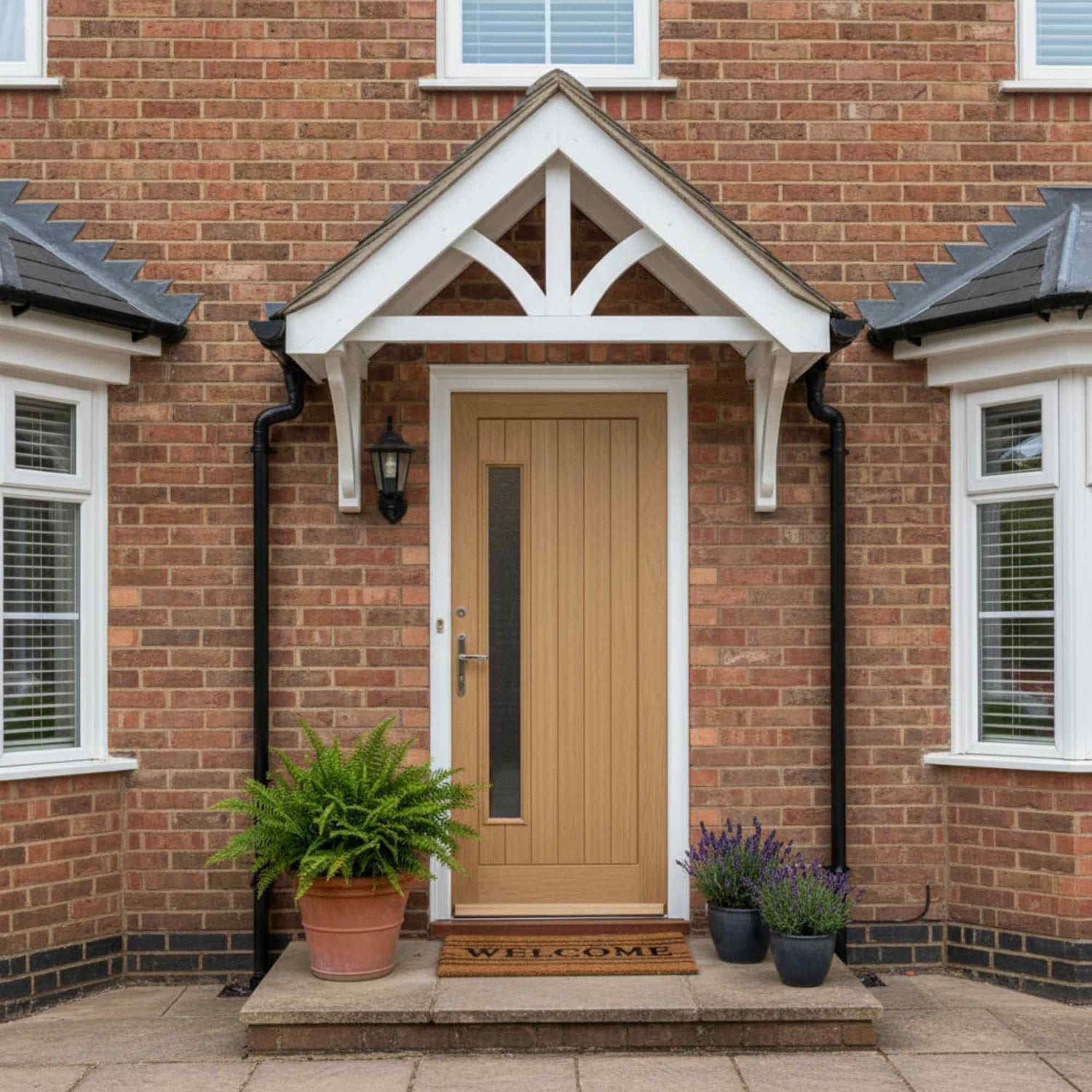 Newbury Oak Glazed External Door