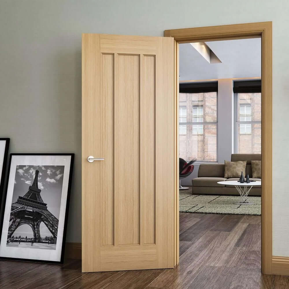 Lifestyle Norwich unfinished oak door installed