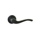 Product Warwick lever on round rose, urban dark bronze finish