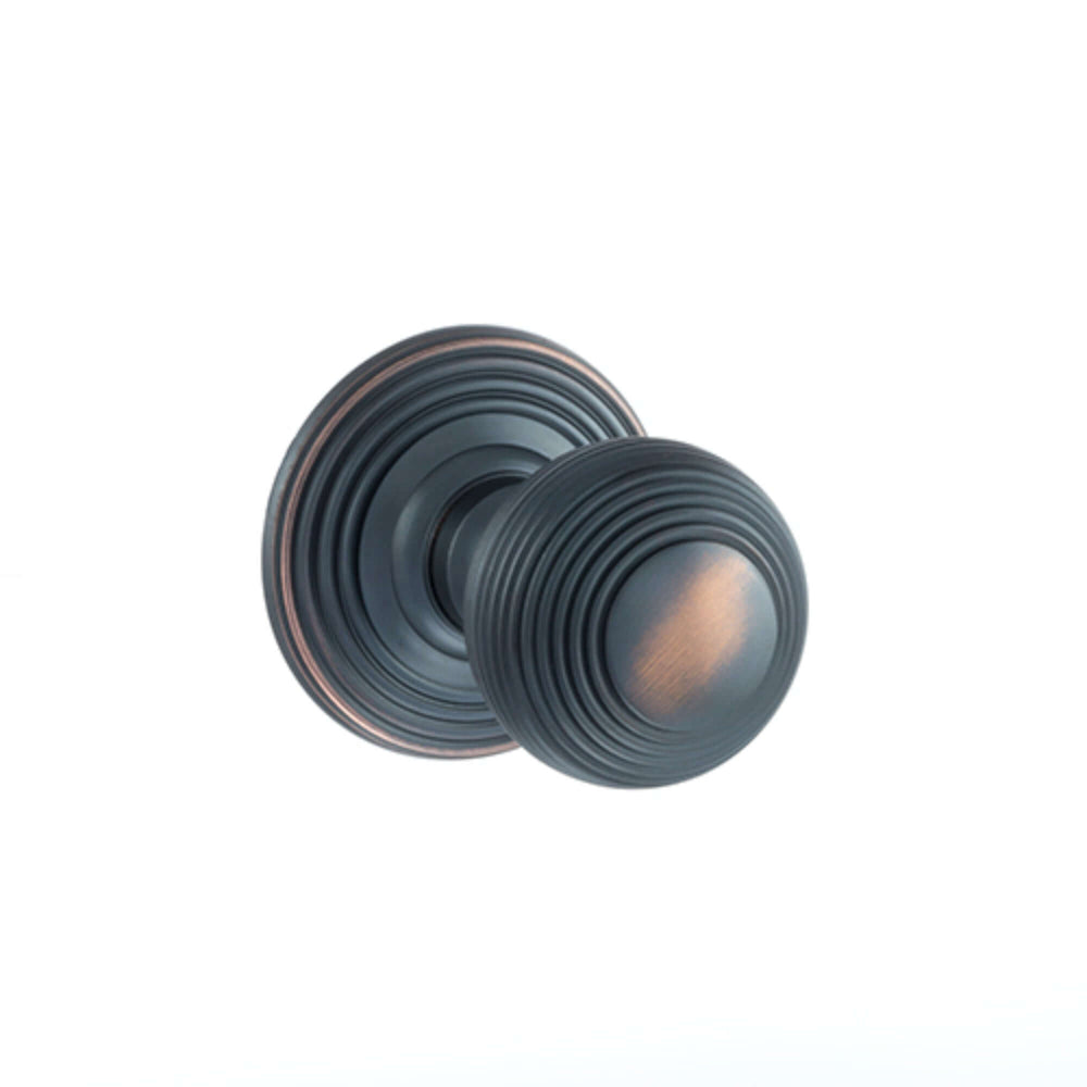 Product Ripon beehive door knob antique copper finish
